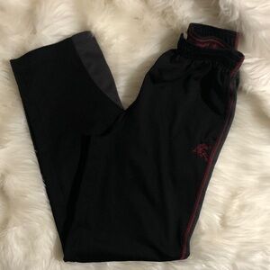 And1 Kids Black Baller/Jogger with Red Emblem & Trim W/ Gray Breathe Areas 18/20